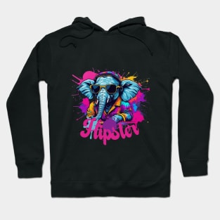 Hipster Elephant Hoodie